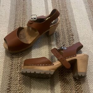 MIA Leather clogs